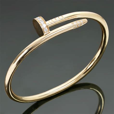 cartier nail bangle replica|cartier juste un clou price.